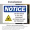Signmission Do Not Enter If You Are Pregnant Sign, Vinyl Decal, 10in W x 7in L, 2PK OS-2PACK-NS-D-710-L-11188 - alternate 3